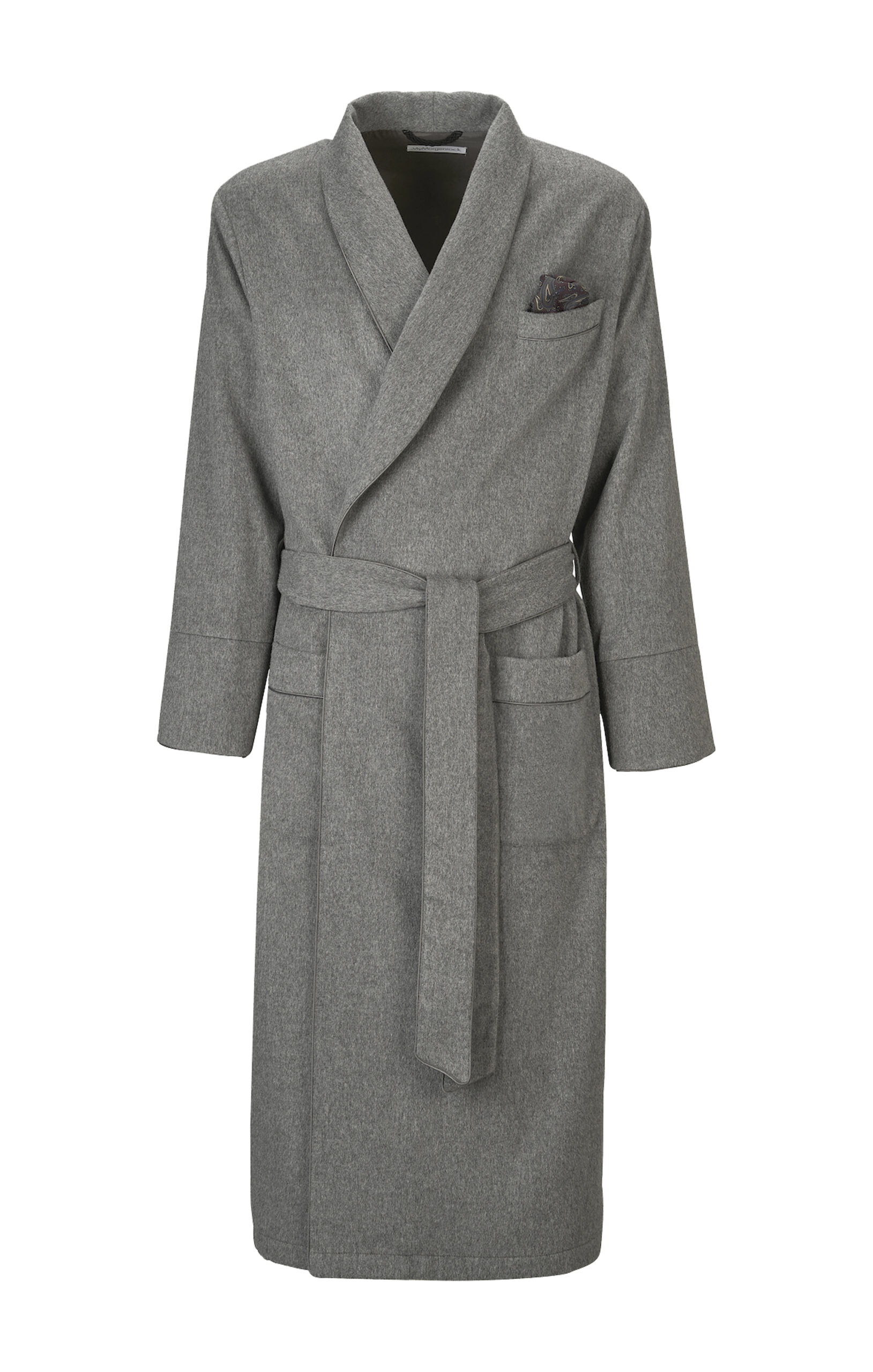 Morgenmantel in brushed Grey