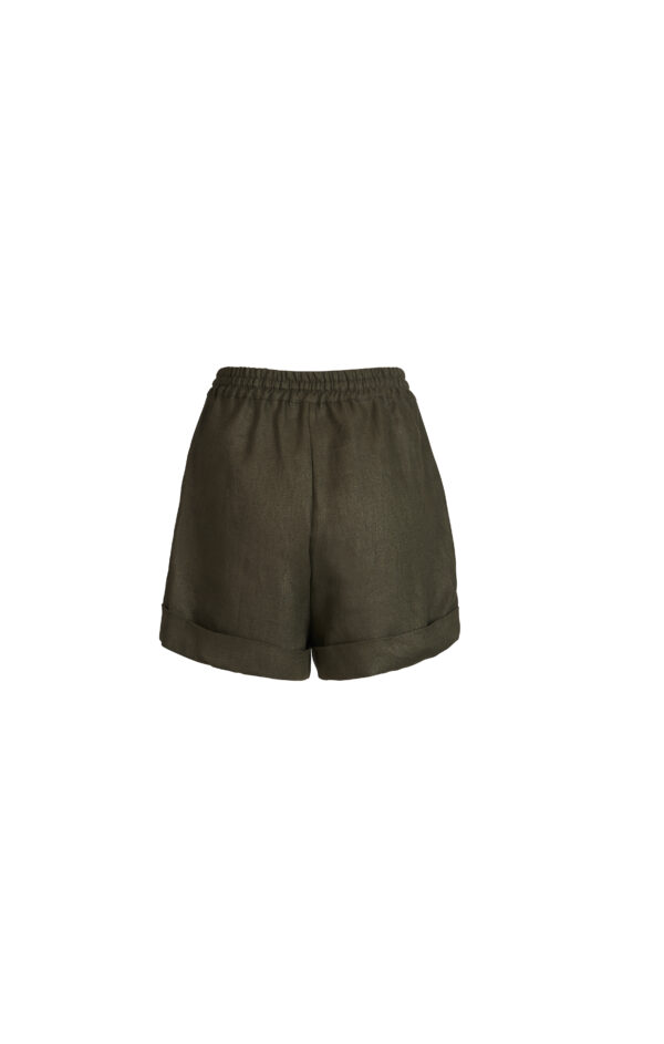 MyMorgenrock-Shorts-Leinen-Moos-back-d